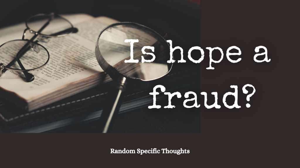 Is hope a fraud? | Socratic Circle {October 2021}